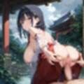 通り雨の中の美しき巫女たち9・200枚