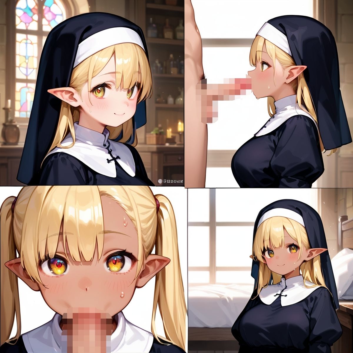 サンプル画像3:巨乳エルフに大量中出し！〜背徳のシスター編〜 Vol.9(午後三時のバカンス) [d_614613]