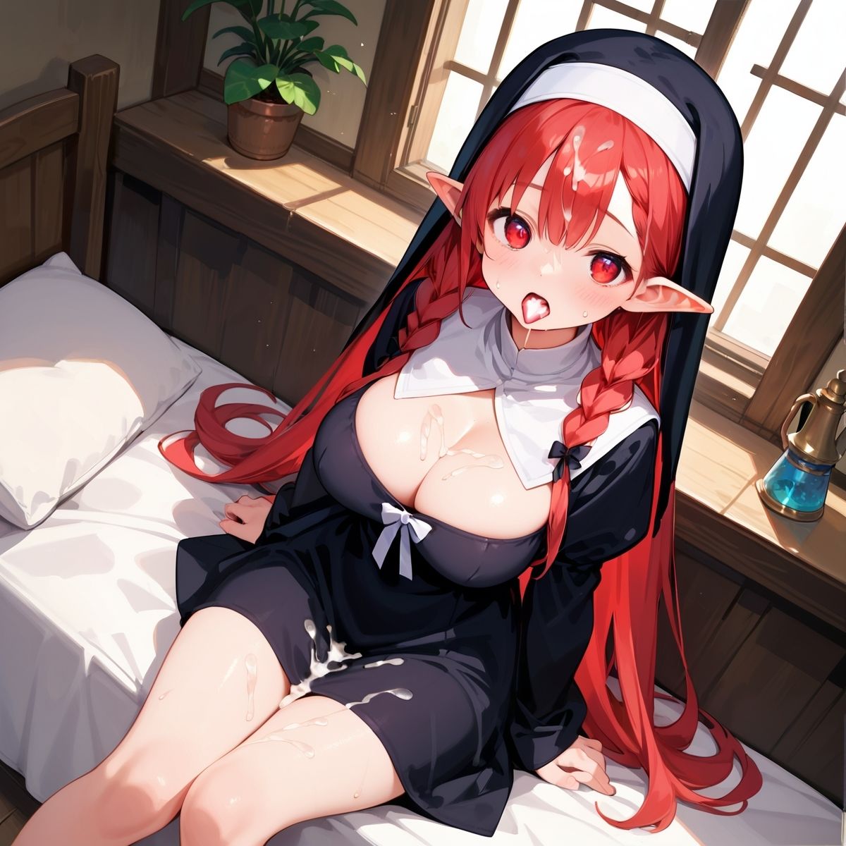 サンプル画像6:巨乳エルフに大量中出し！〜背徳のシスター編〜 Vol.9(午後三時のバカンス) [d_614613]