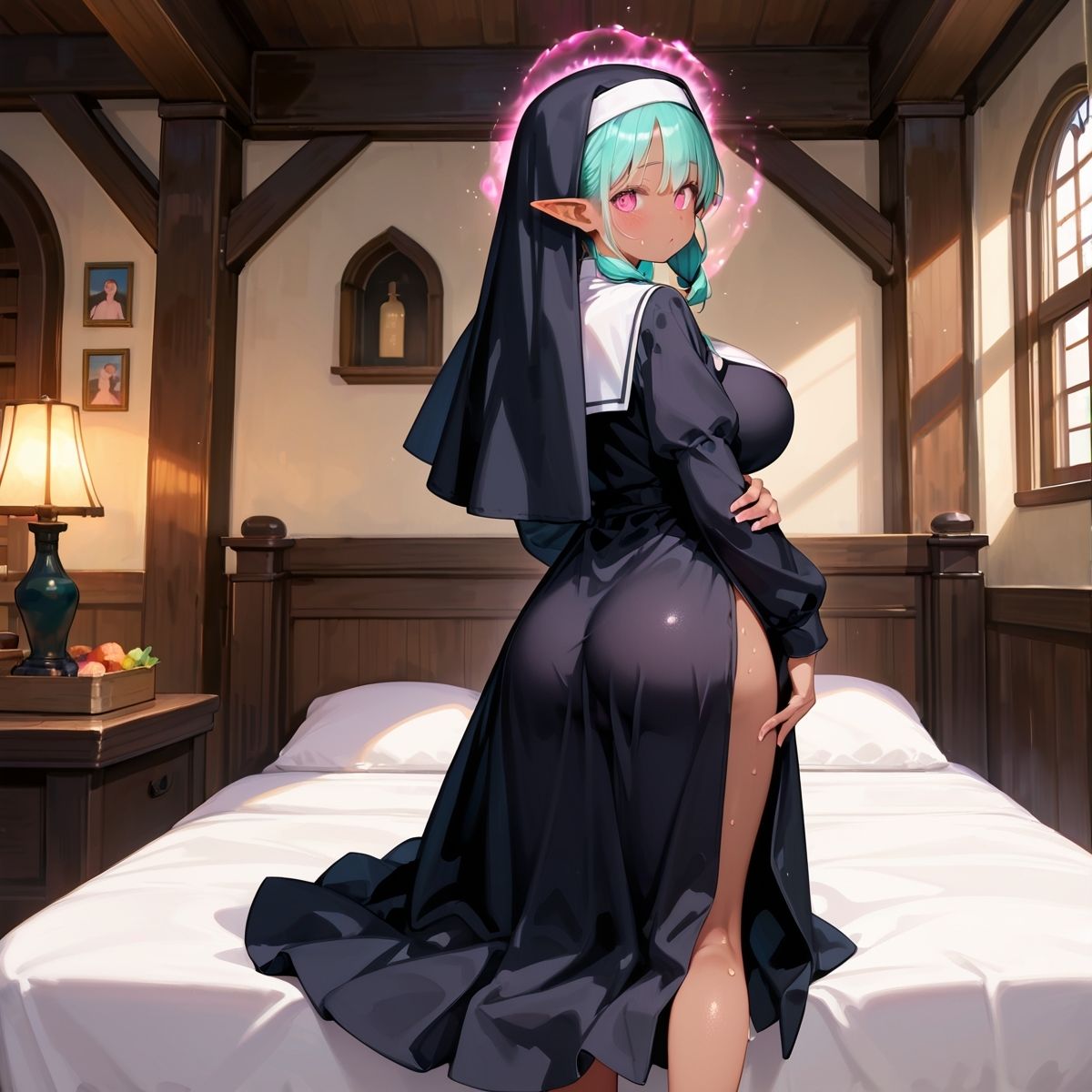 サンプル画像4:巨乳エルフに大量中出し！〜背徳のシスター編〜 Vol.13(午後三時のバカンス) [d_614636]