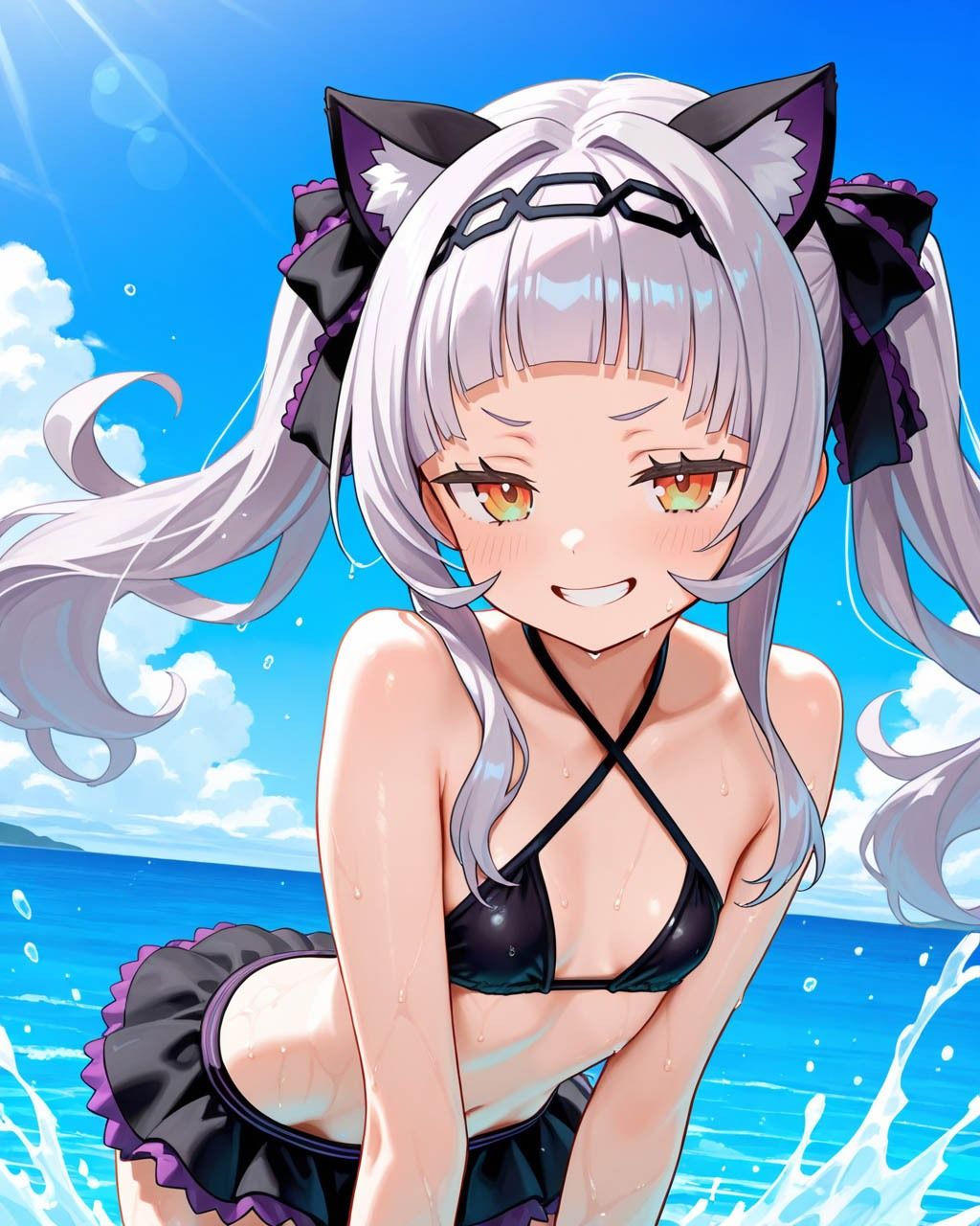 シ〇ンちゃんと浜辺でデートそして… 画像1
