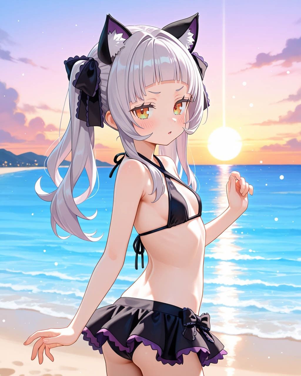 サンプル画像2:シ〇ンちゃんと浜辺でデートそして…(妄想コレクション) [d_614648]