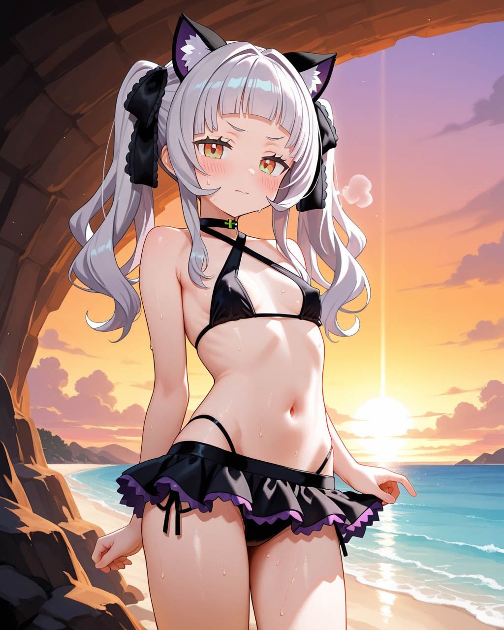 サンプル画像3:シ〇ンちゃんと浜辺でデートそして…(妄想コレクション) [d_614648]