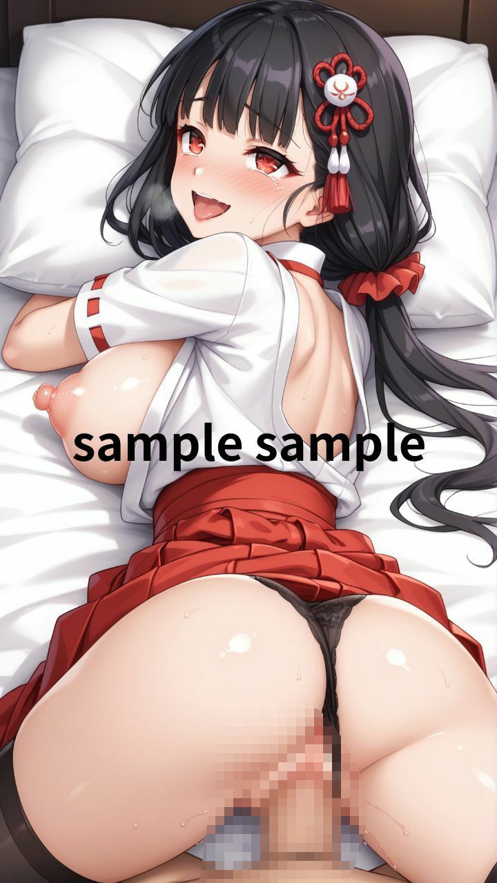 サンプル画像4:催●術で巫女と絶頂性儀！(くるるえいち) [d_614659]