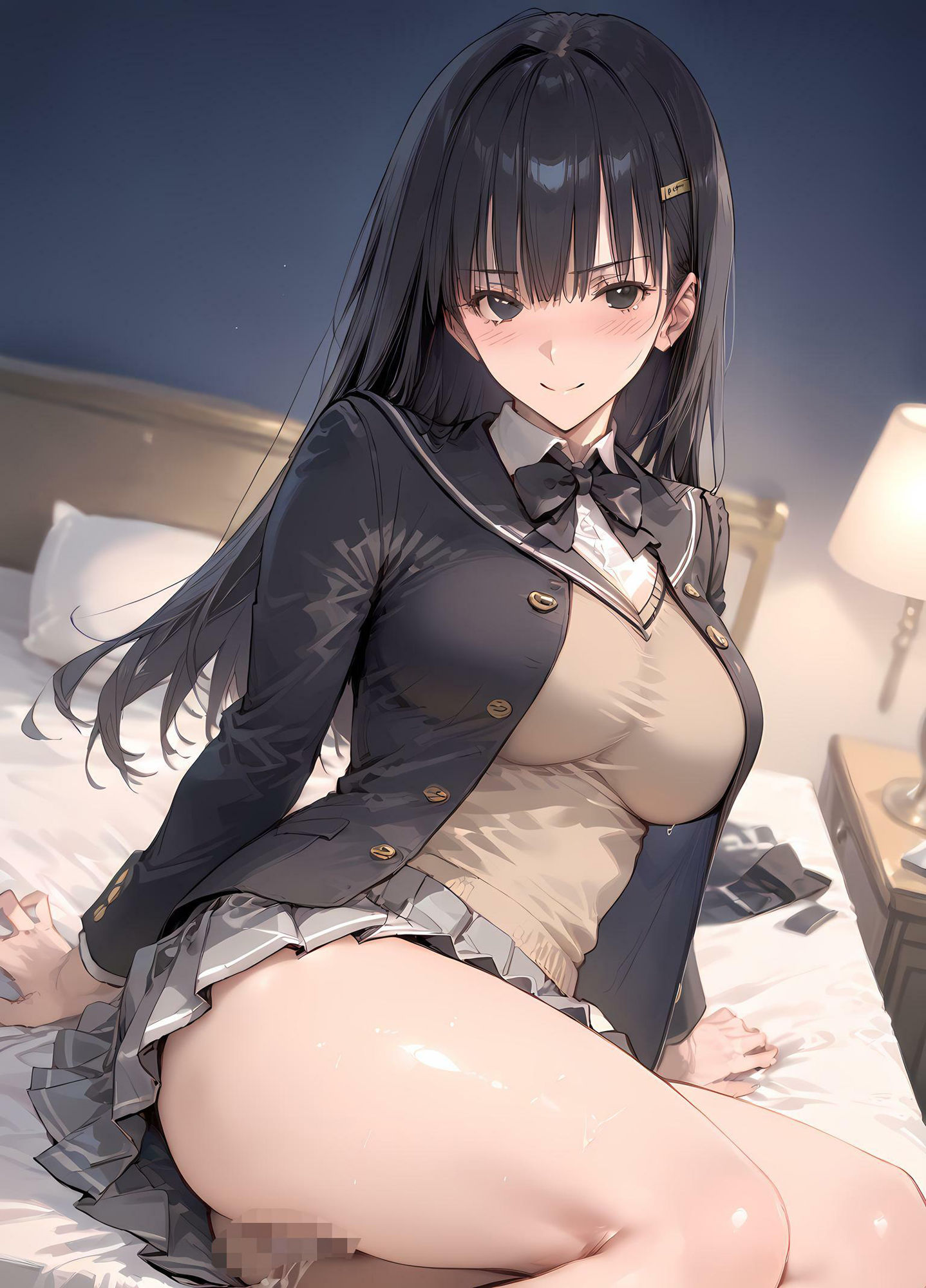 綾辻●さんと制服・スク水でドチャクソはらませ性交 画像1