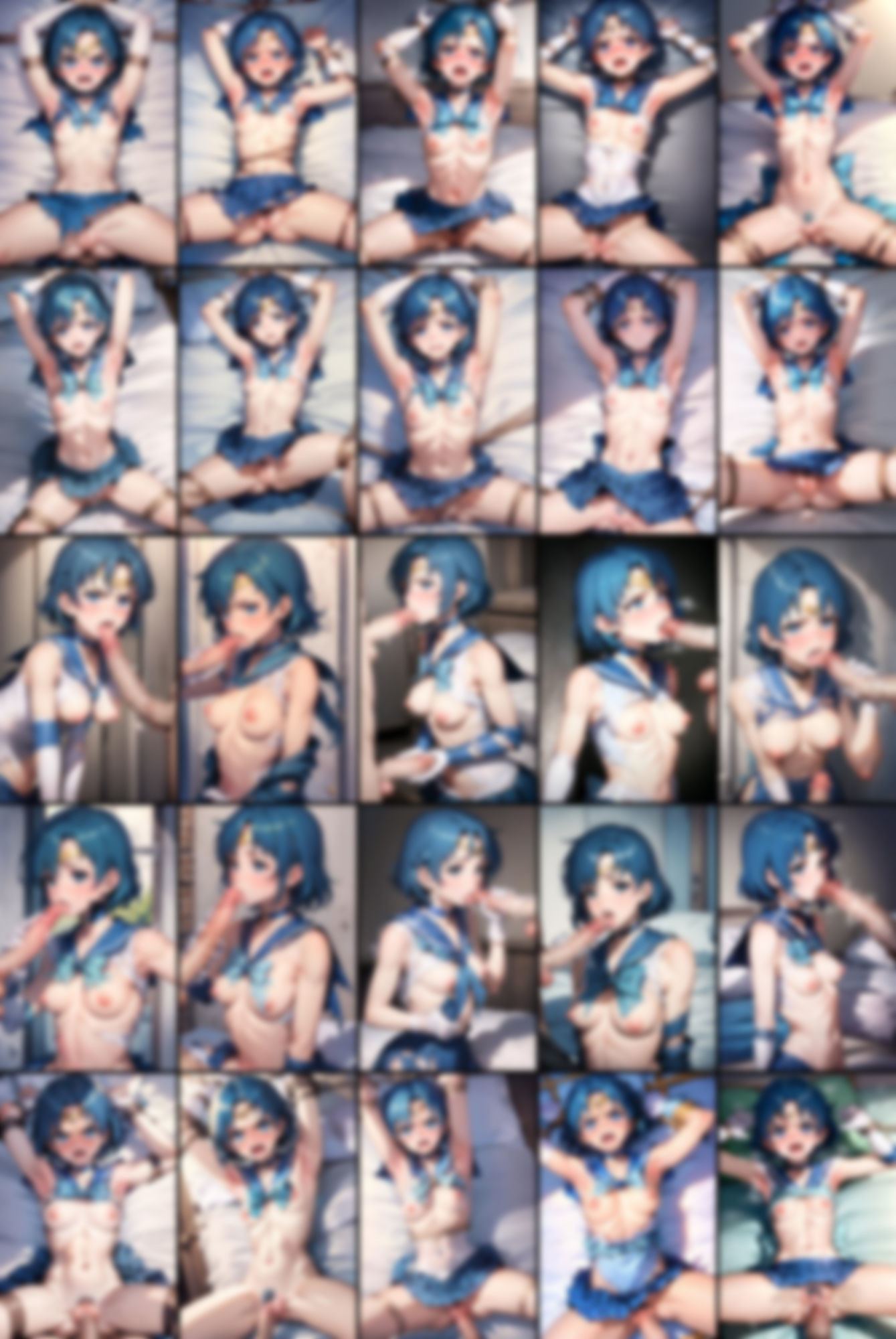 サンプル画像1:敗北・号泣 セーラーマーキュリー(Iqo’s Sexuality Management.) [d_614714]