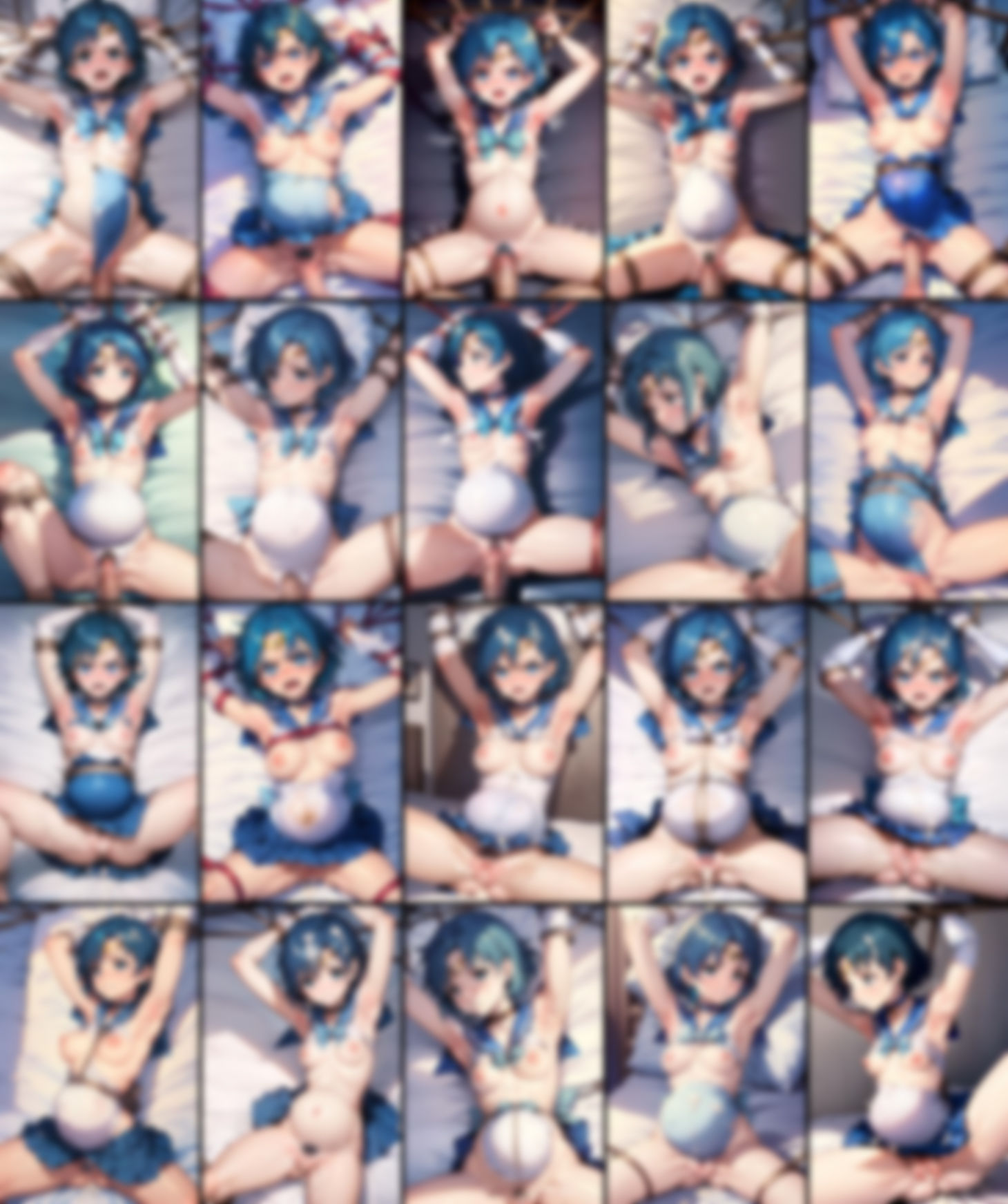 サンプル画像3:敗北・号泣 セーラーマーキュリー(Iqo’s Sexuality Management.) [d_614714]