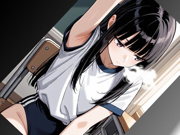 神ブルマ汗だく密着いたずら羞恥ぷれい 画像2