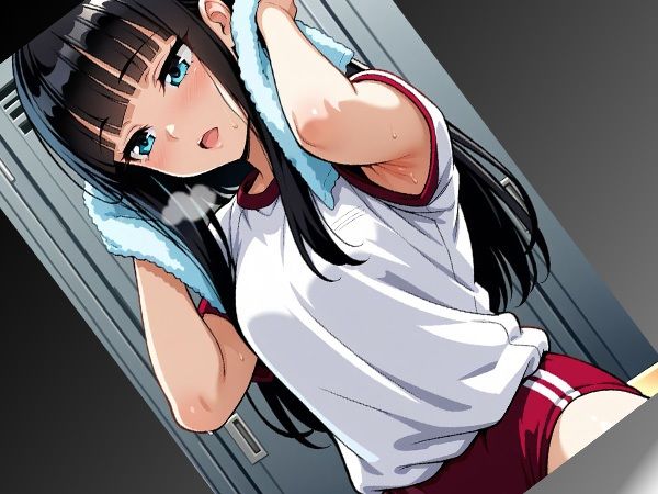 サンプル画像3:神ブルマ汗だく密着いたずら羞恥ぷれい(わきあいAI) [d_614884]