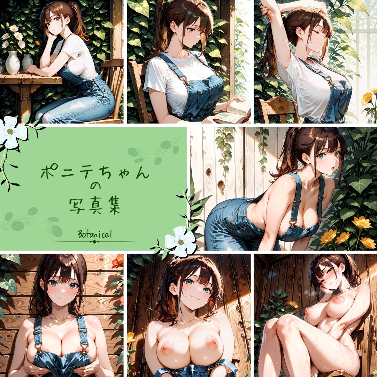 サンプル画像1:ポニテちゃんの写真集-Botanical-(aru’s art studio) [d_614959]