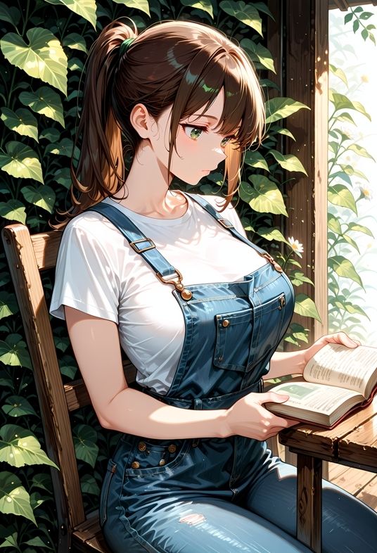 サンプル画像3:ポニテちゃんの写真集-Botanical-(aru’s art studio) [d_614959]