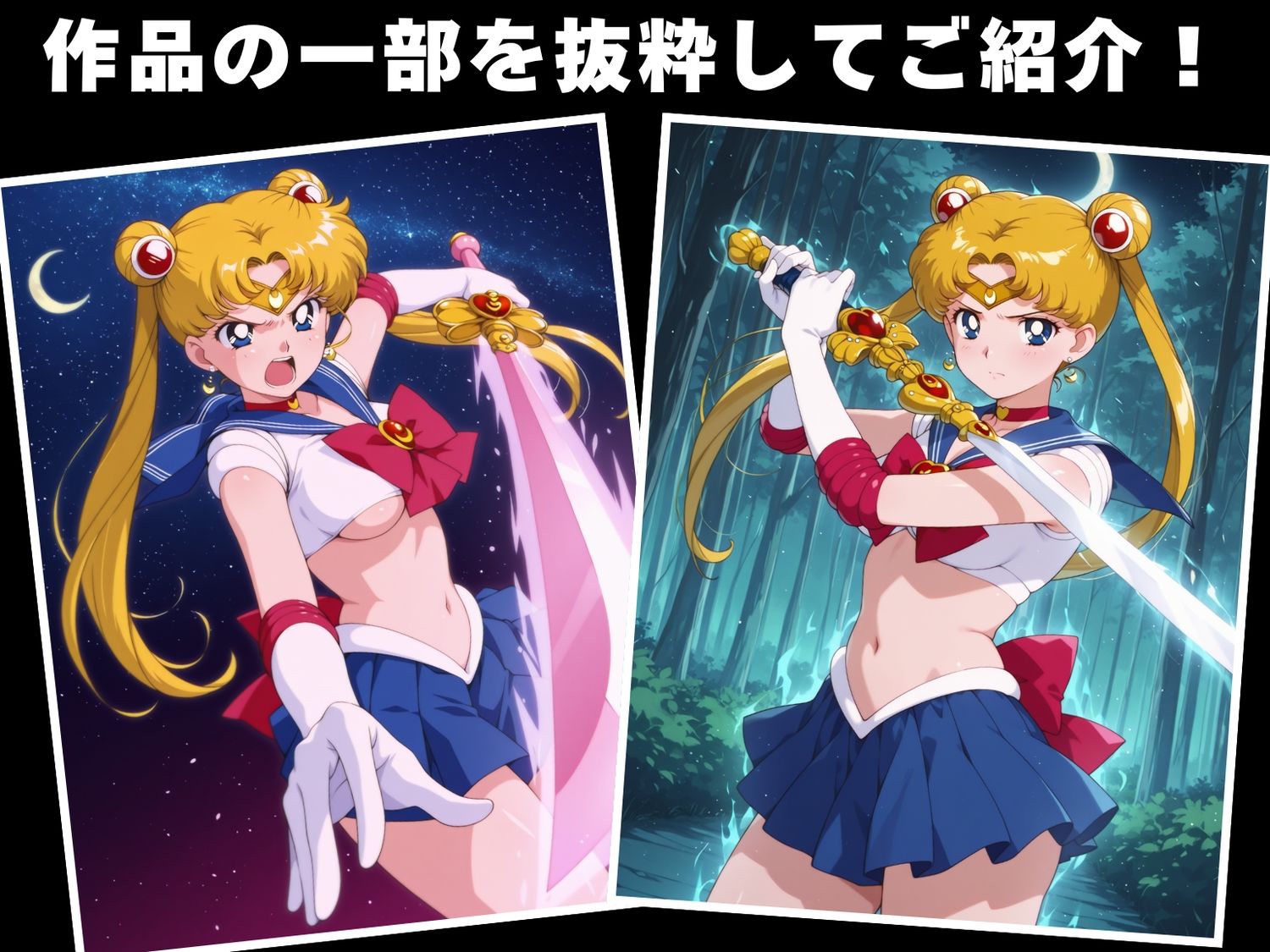 サンプル画像1:【完全敗北】月● うさぎ(月灯りの下で) [d_614960]