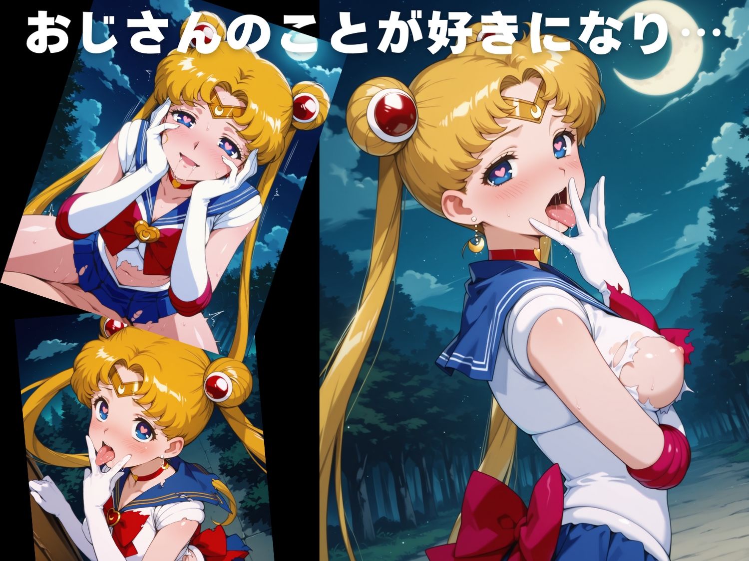 サンプル画像4:【完全敗北】月● うさぎ(月灯りの下で) [d_614960]