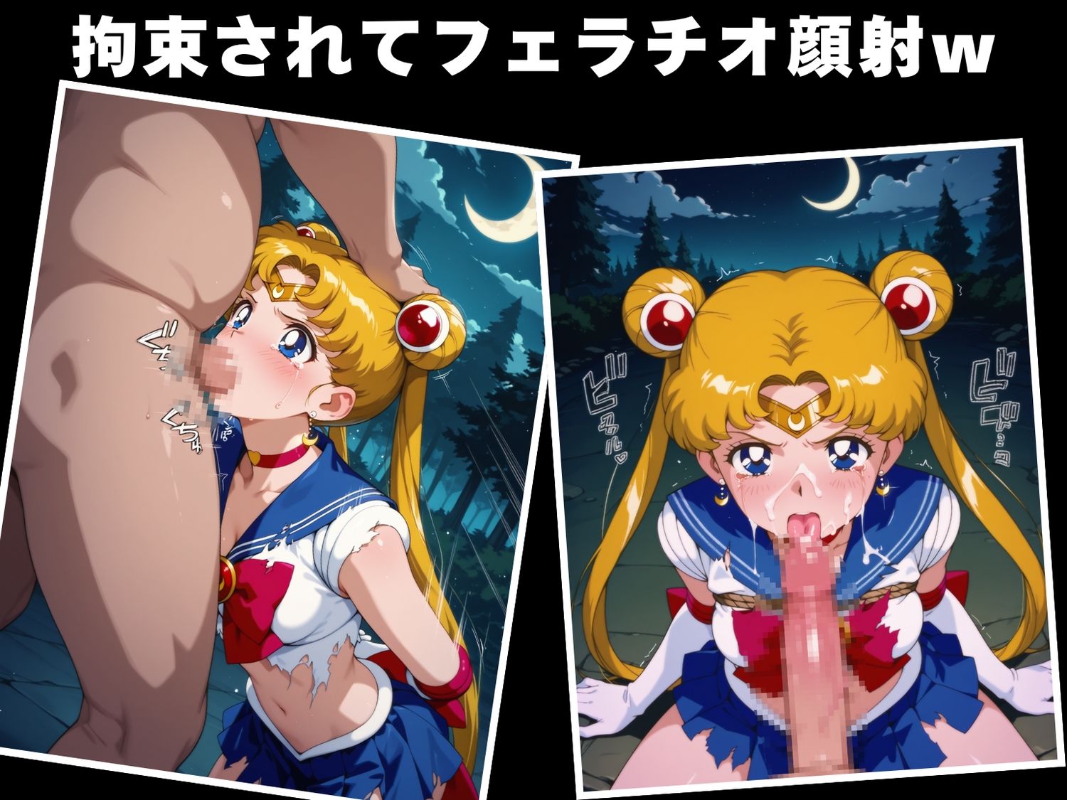 サンプル画像5:【完全敗北】月● うさぎ(月灯りの下で) [d_614960]