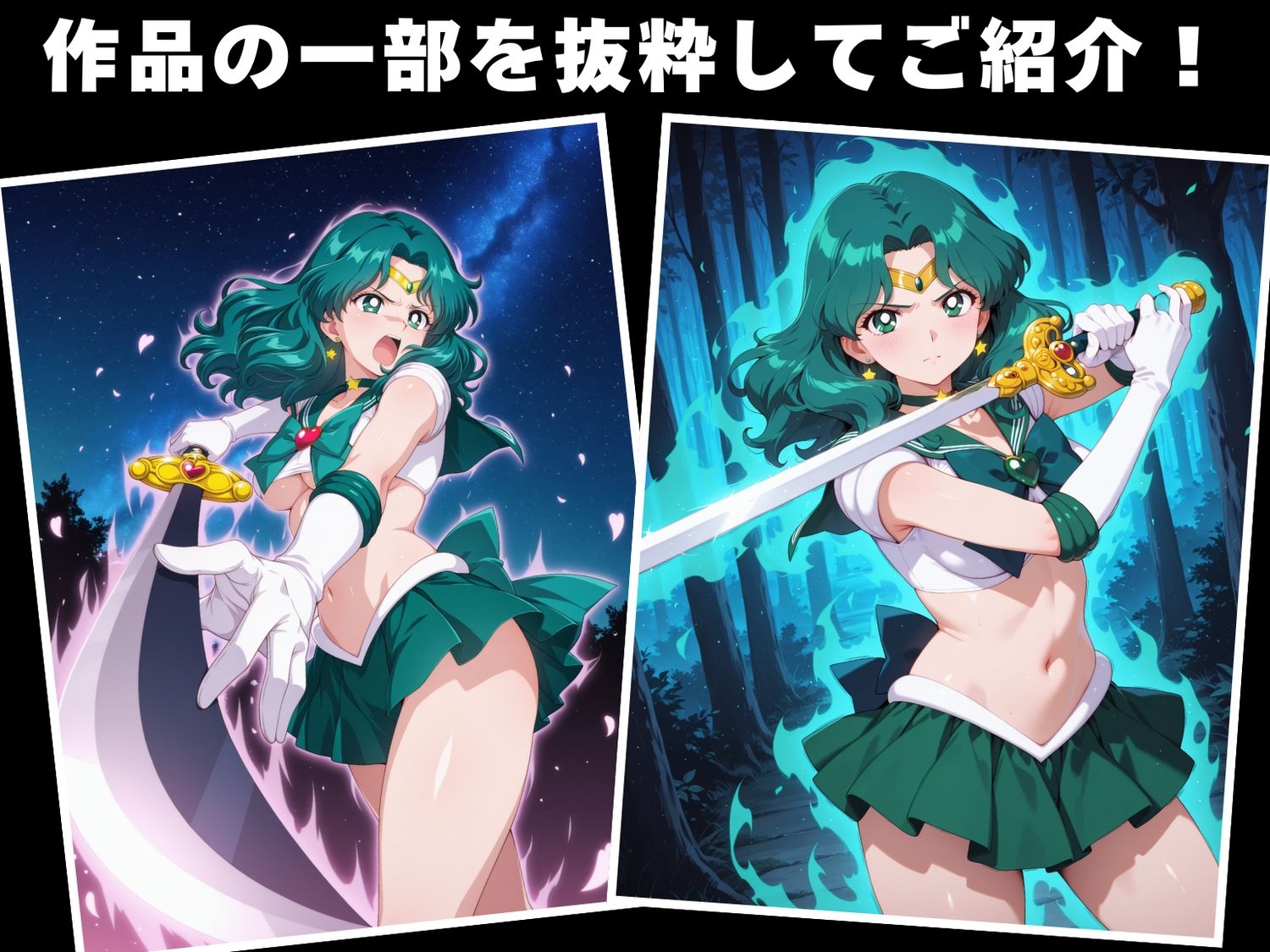 サンプル画像1:【完全敗北】海● みちる(月灯りの下で) [d_614980]