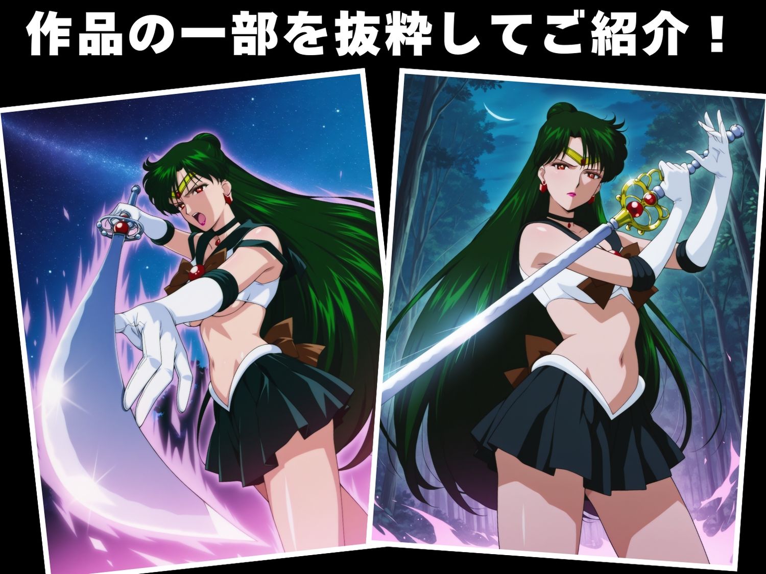 サンプル画像1:【完全敗北】冥● せつな(月灯りの下で) [d_614981]