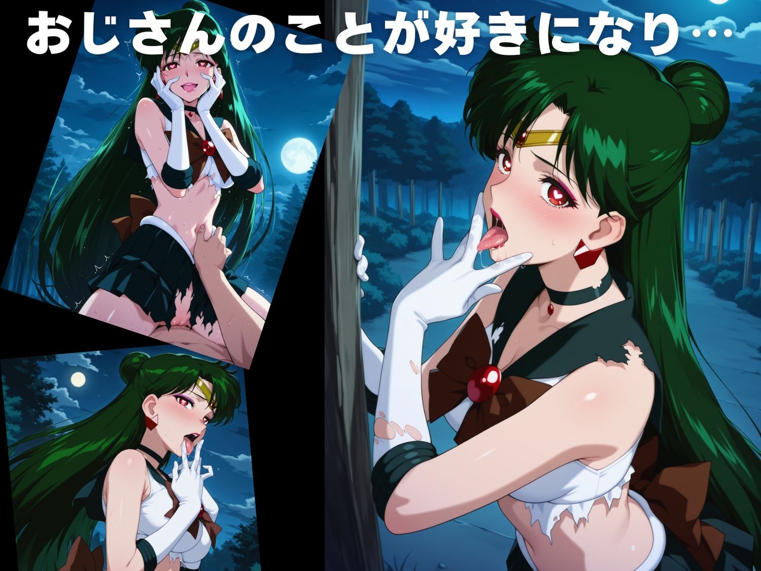 サンプル画像4:【完全敗北】冥● せつな(月灯りの下で) [d_614981]