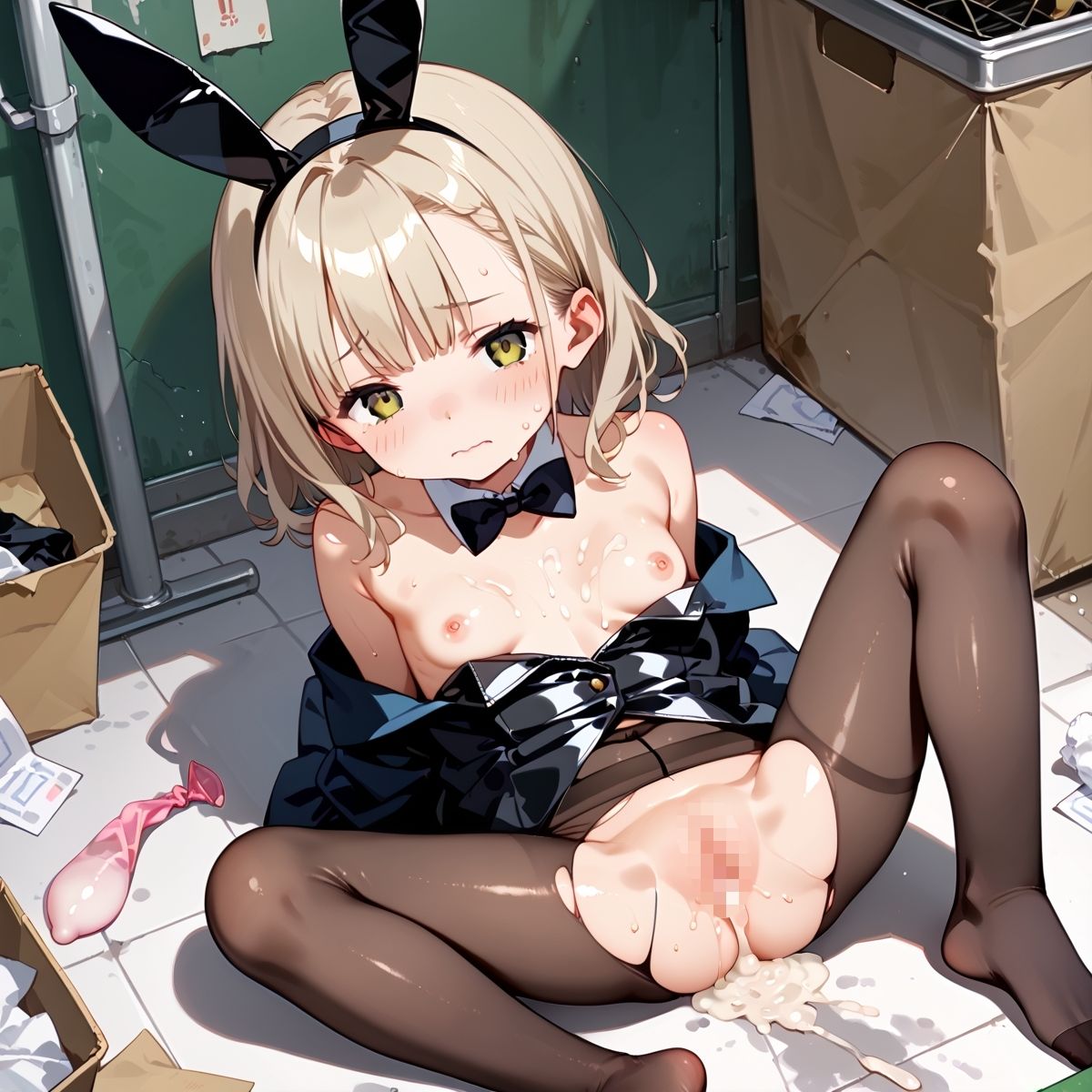【Loli_Room】同人CG・AI『少女を拉致監禁してバニーコスプレさせて犯した件パート1』10