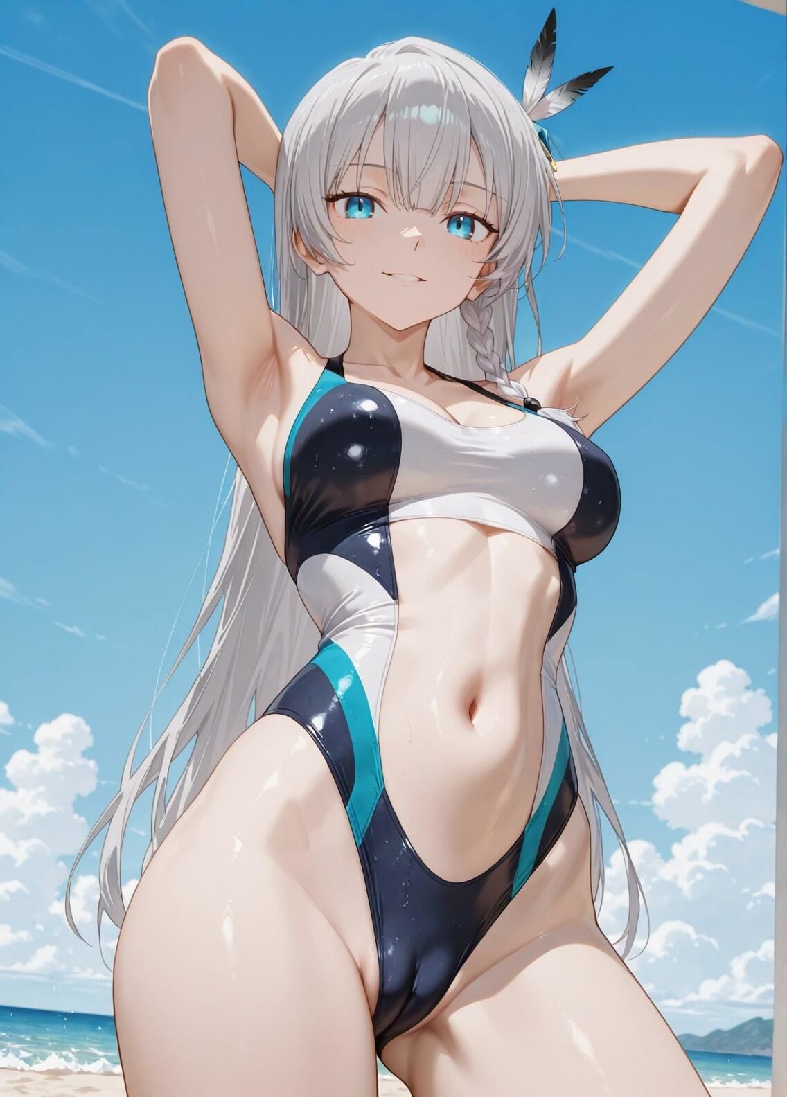 サンプル画像3:「片田舎のおっさん、剣聖になる」アリューシア・シトラス セクシー写真集7（全500枚）(人の海) [d_615113]