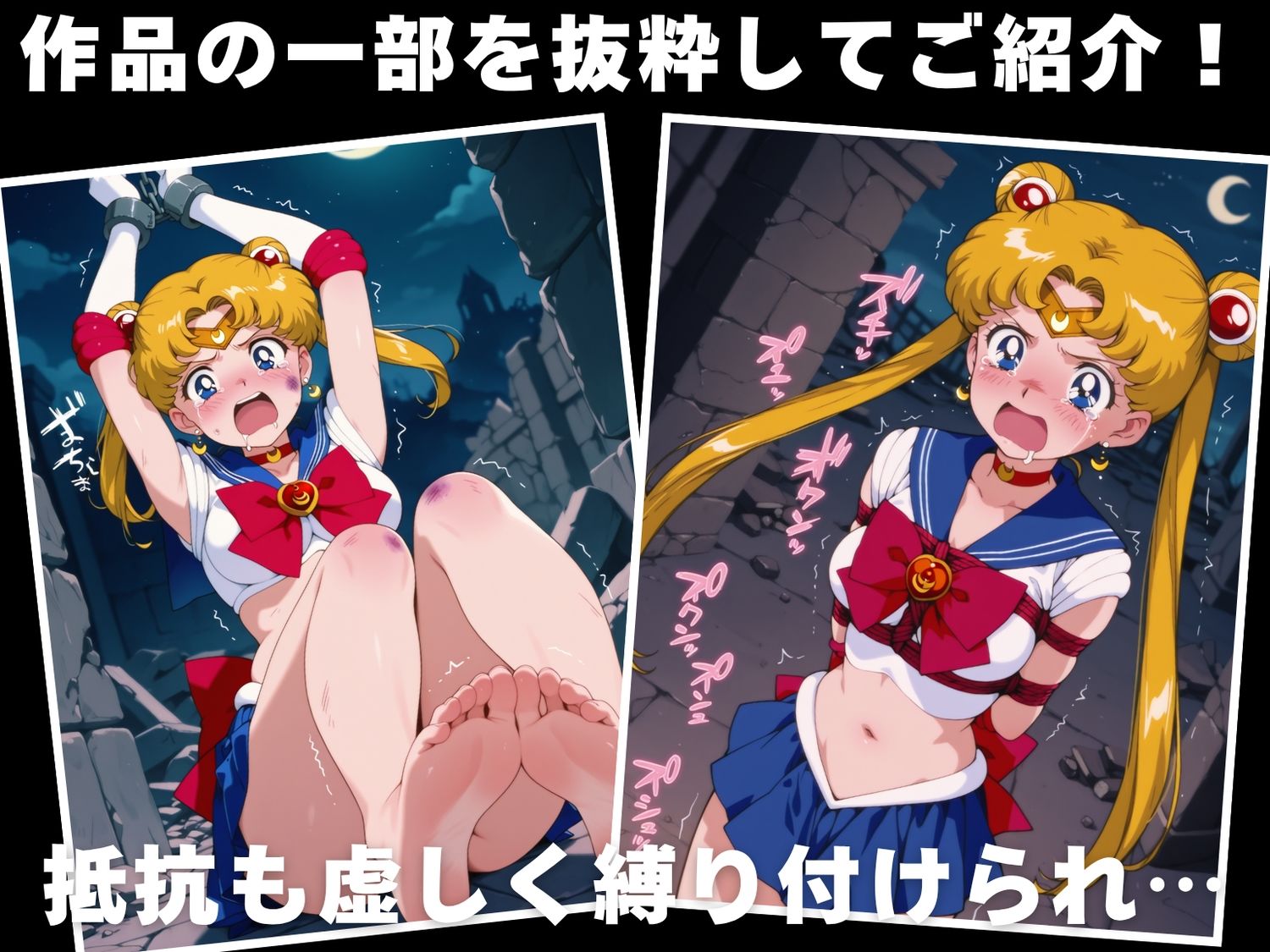 サンプル画像1:【調教・拘束・触手】月● うさぎ(月灯りの下で) [d_615139]