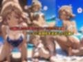 ビーチでヤリ放題！水着ヒロイン【戦姫絶唱シンフォギア】