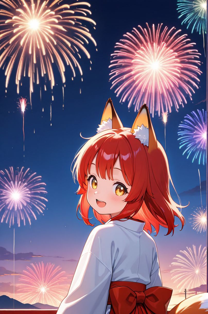 サンプル画像1:けもみこ★みだれ  お祭りの狐巫女、きょうの姿はなあに？(ぴぴ倶楽部) [d_615223]