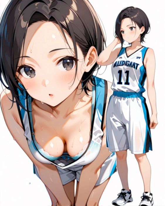 サンプル画像1:ユニフォームの下の秘密 ─ バスケ少女編(カレン/Karen) [d_615240]