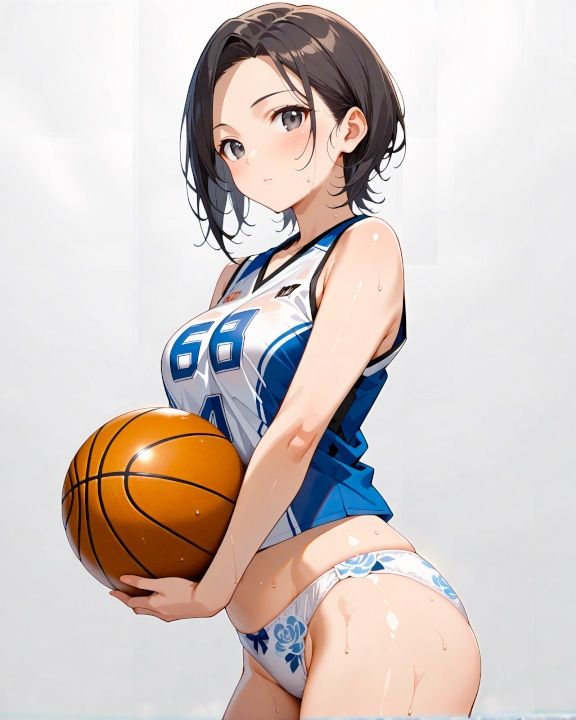 サンプル画像4:ユニフォームの下の秘密 ─ バスケ少女編(カレン/Karen) [d_615240]