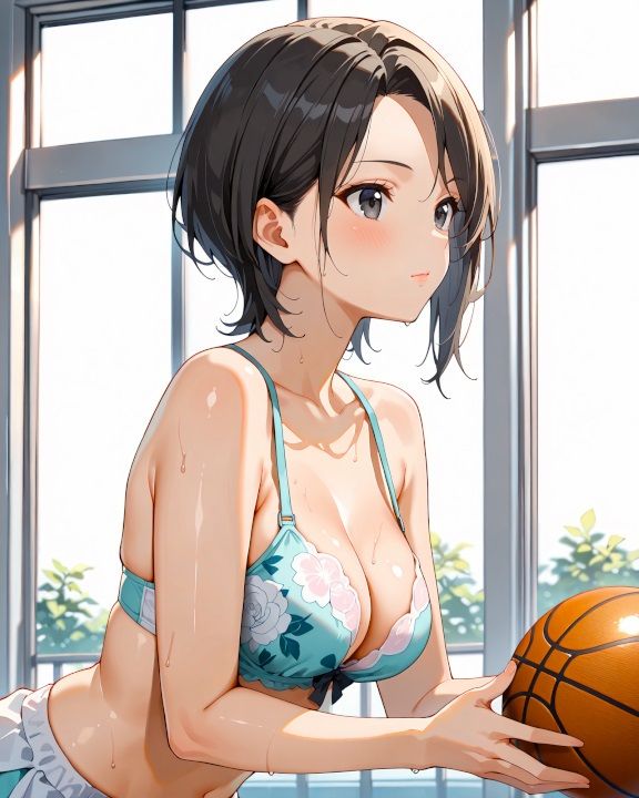 サンプル画像5:ユニフォームの下の秘密 ─ バスケ少女編(カレン/Karen) [d_615240]