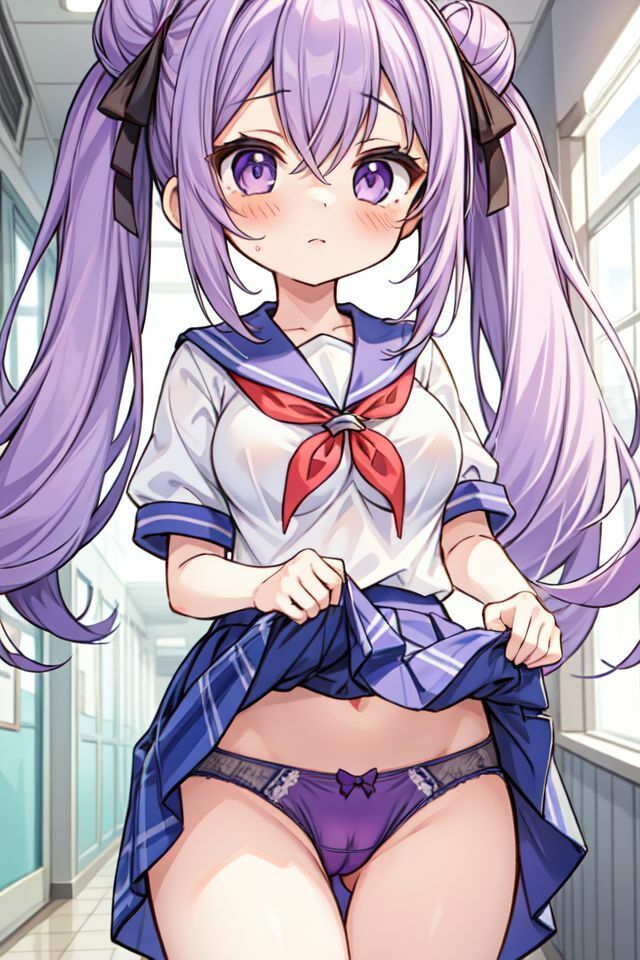 サンプル画像2:アニメダイバー_制服少女たちのおパンツ写真集(AI幻想庭園) [d_615252]