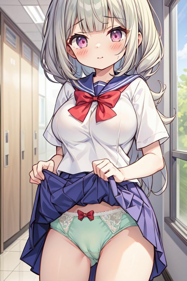 サンプル画像4:アニメダイバー_制服少女たちのおパンツ写真集(AI幻想庭園) [d_615252]