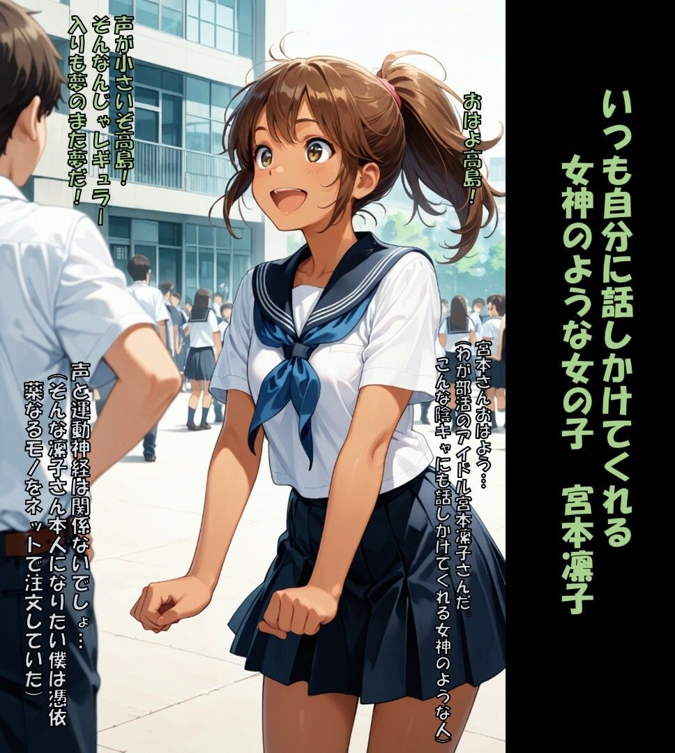 サンプル画像1:【人格射精】好きな娘の身体乗っ取って人格排泄 人生横取りして幸せになる弱男の話【ダーク】(性転の空) [d_615263]