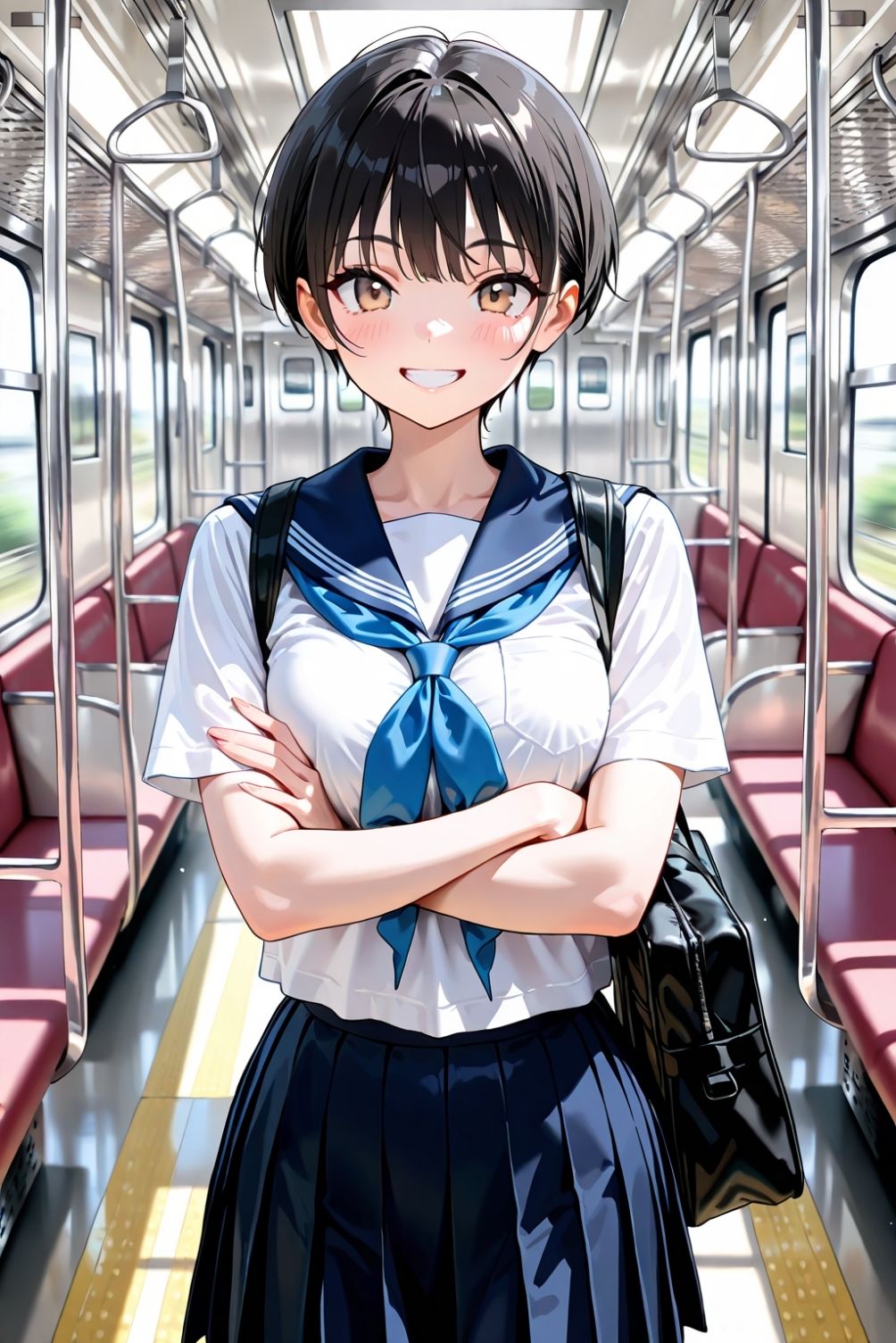 電車で気になるあの子とヤリたい放題4 画像1