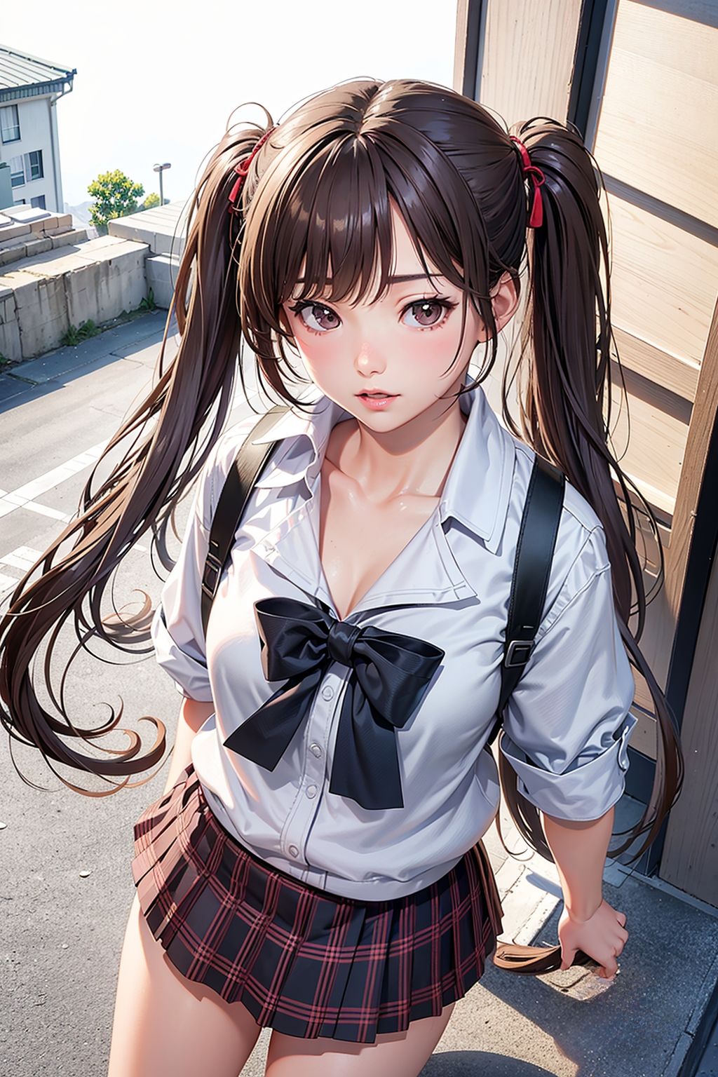 脱衣の天使たち キュートなツインテール イラスト版 画像1