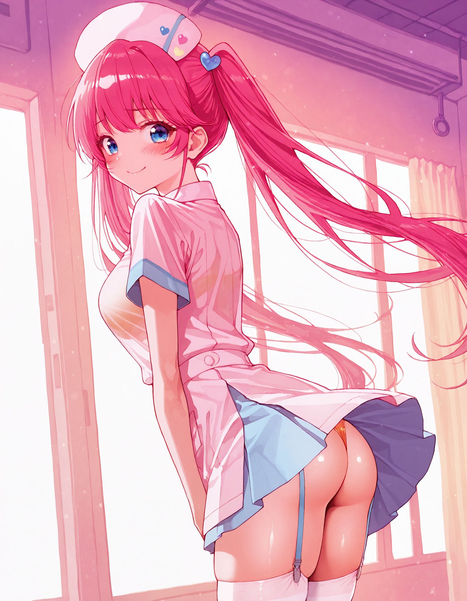 紫〇寺謳華のパンチラ〜ナース服編〜 画像4