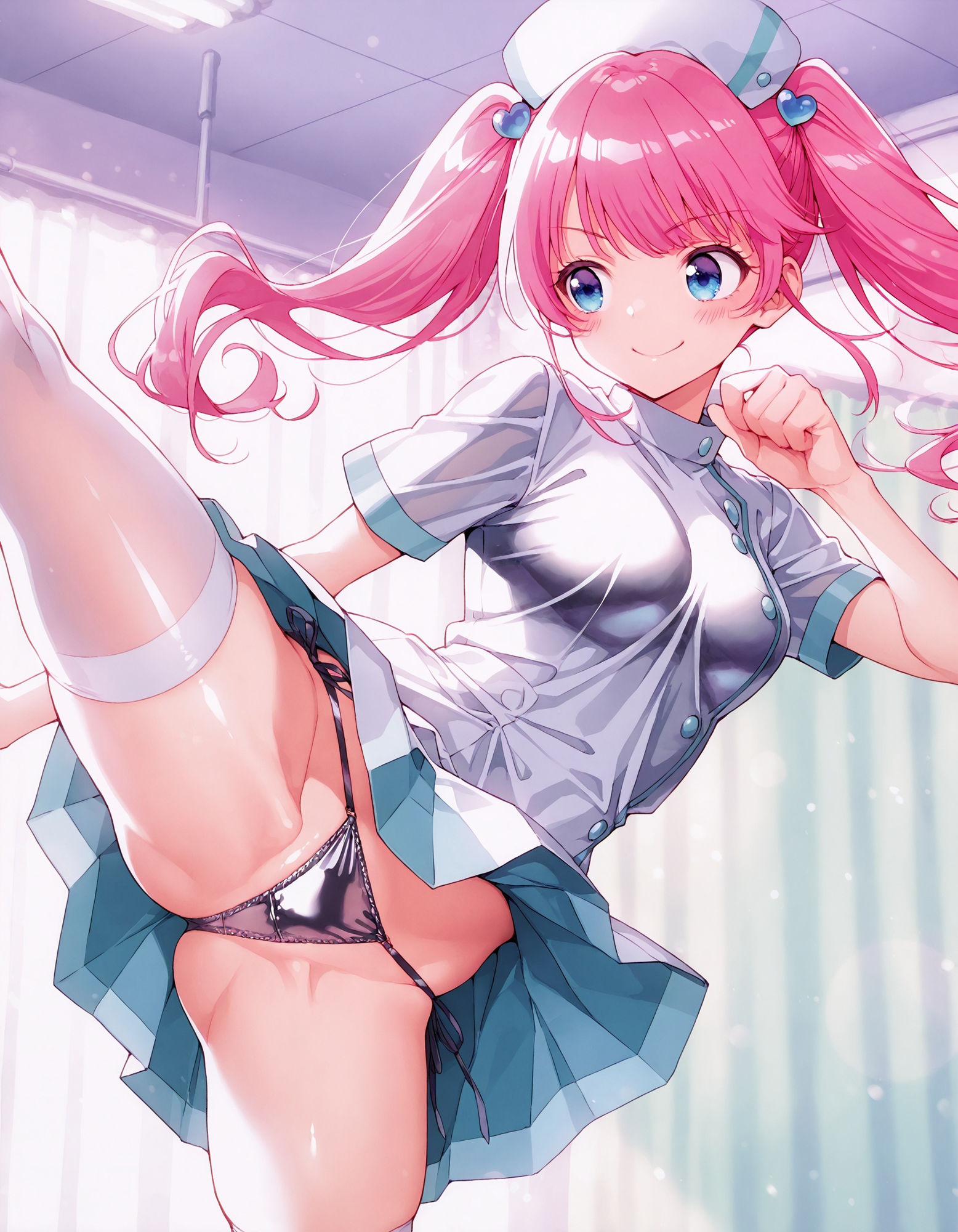 サンプル画像5:紫〇寺謳華のパンチラ〜ナース服編〜(D.P.H.) [d_615281]