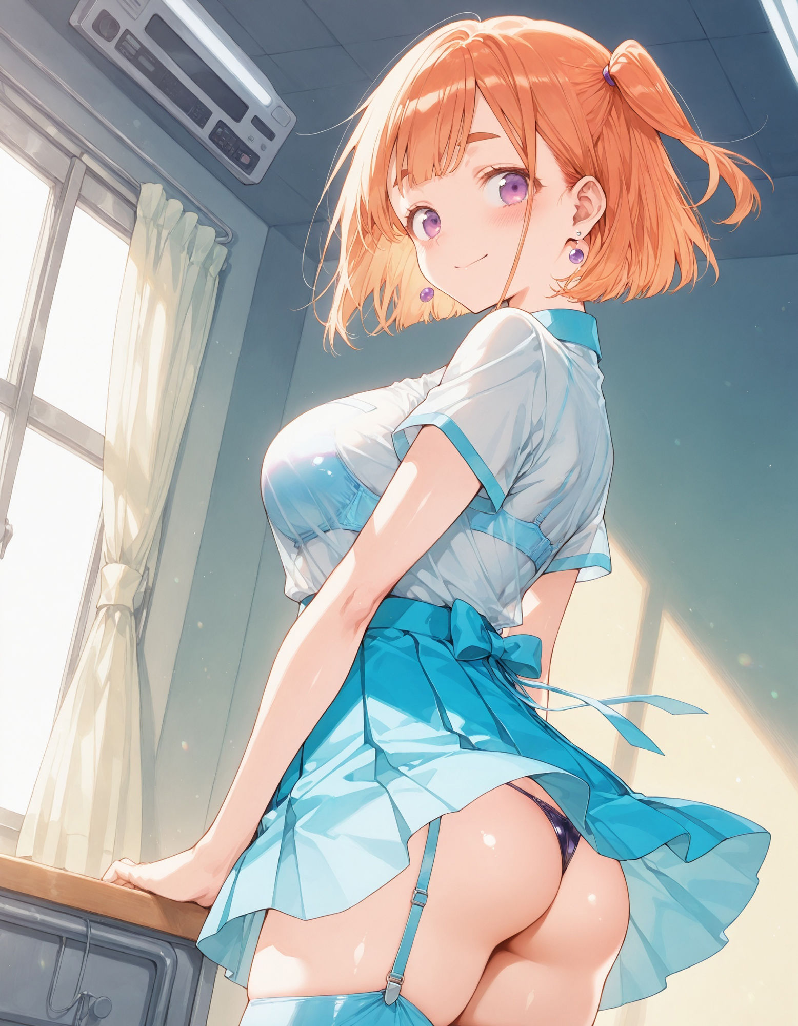 紫〇寺万里のパンチラ〜ナース服編〜 画像3