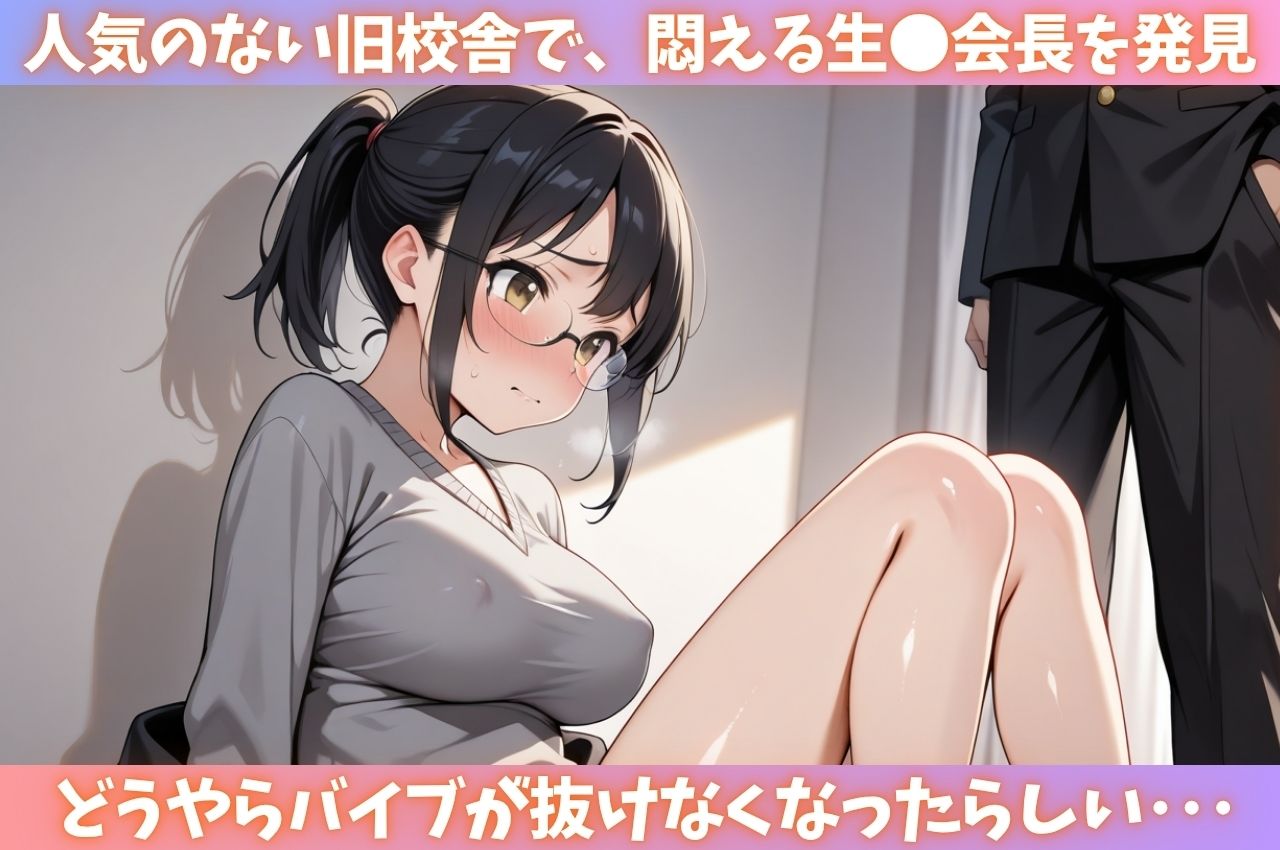 サンプル画像1:ムカつく生〇会長の極太バイブが抜けなくなったらしい(はむ巨乳女子高生) [d_615339]