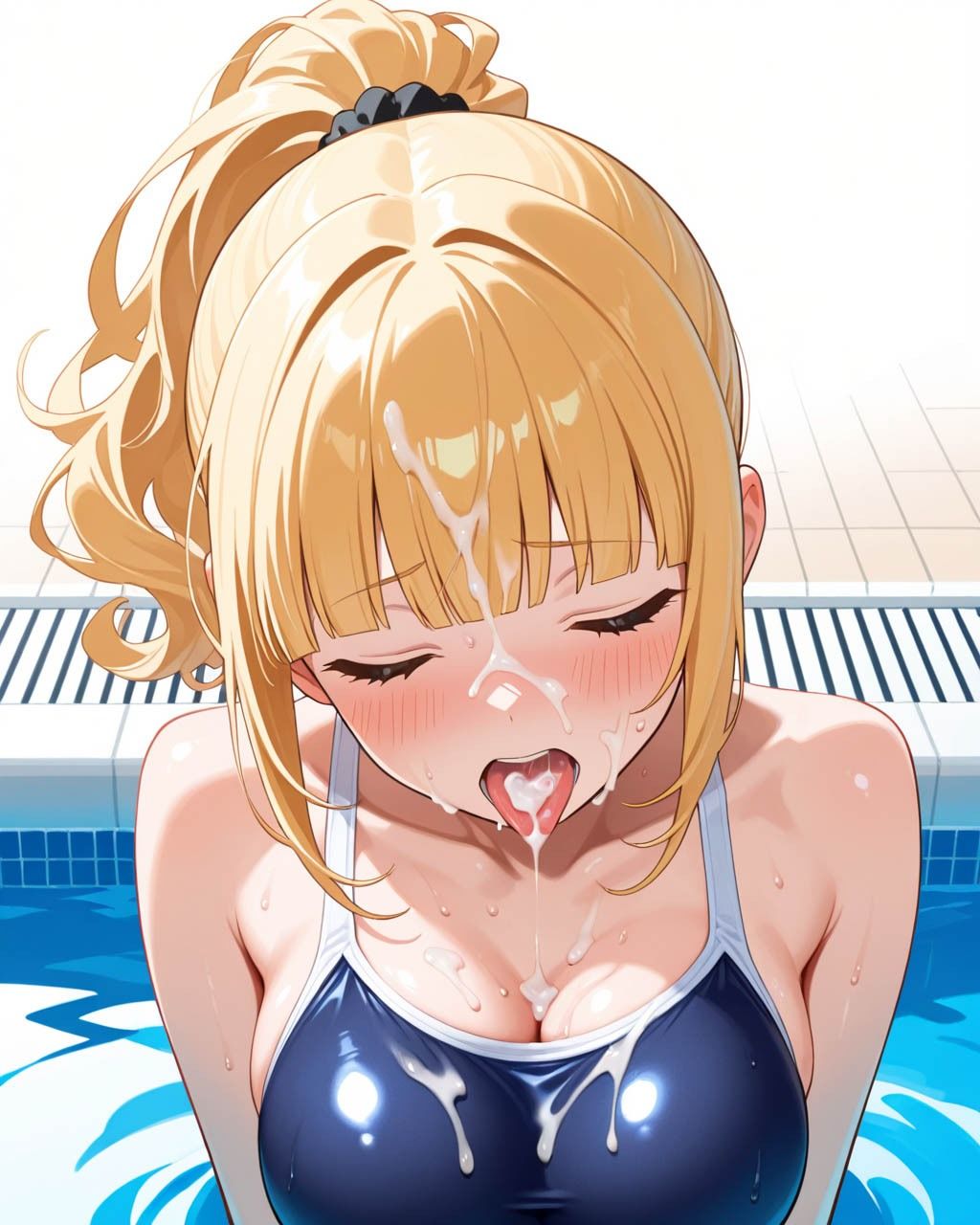 肉壺〜金髪スク水ギャル編〜 画像7
