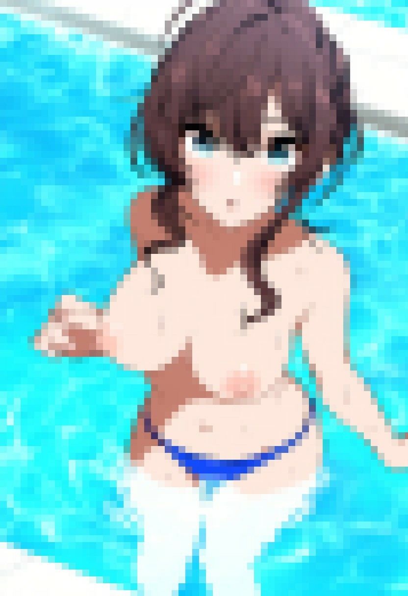 アニメ作画 アイドルグラビアプール撮影会 半脱ぎ&下着フェチ 撮影総数500枚 画像9