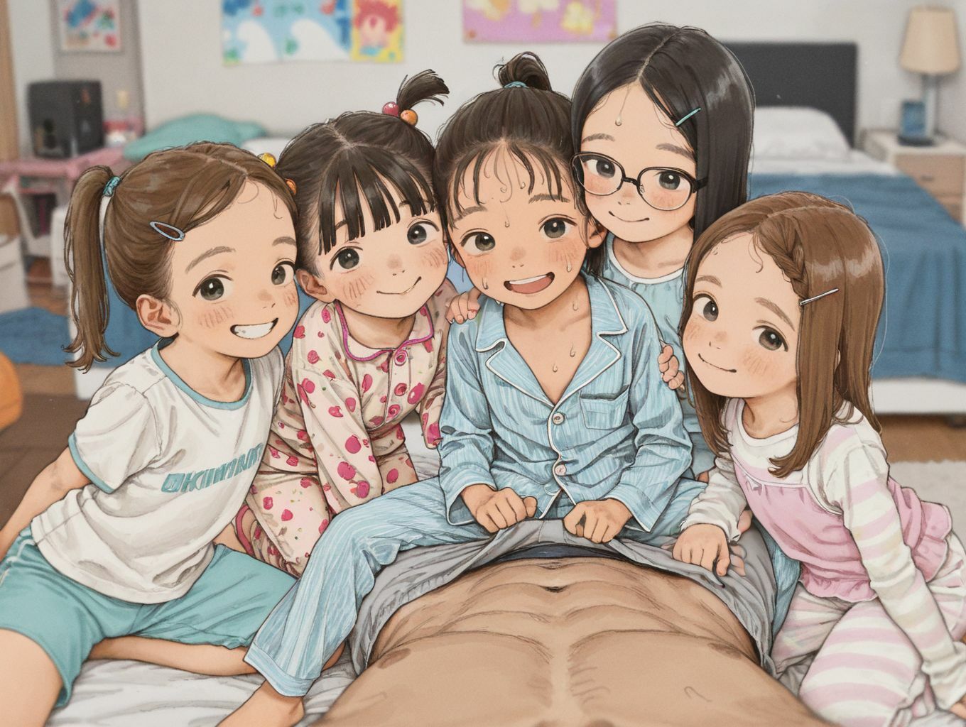 ハーレム作品集  modelB ふくさんぶつ エロ画像3