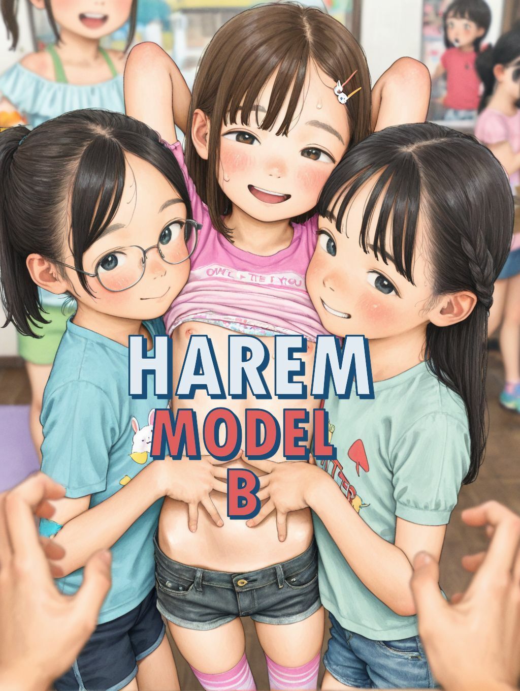 ハーレム作品集  modelB ふくさんぶつ エロ画像5