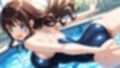 爆乳ピンク＆茶髪ダブルカラースク水美少女孕ませ教育【4K】