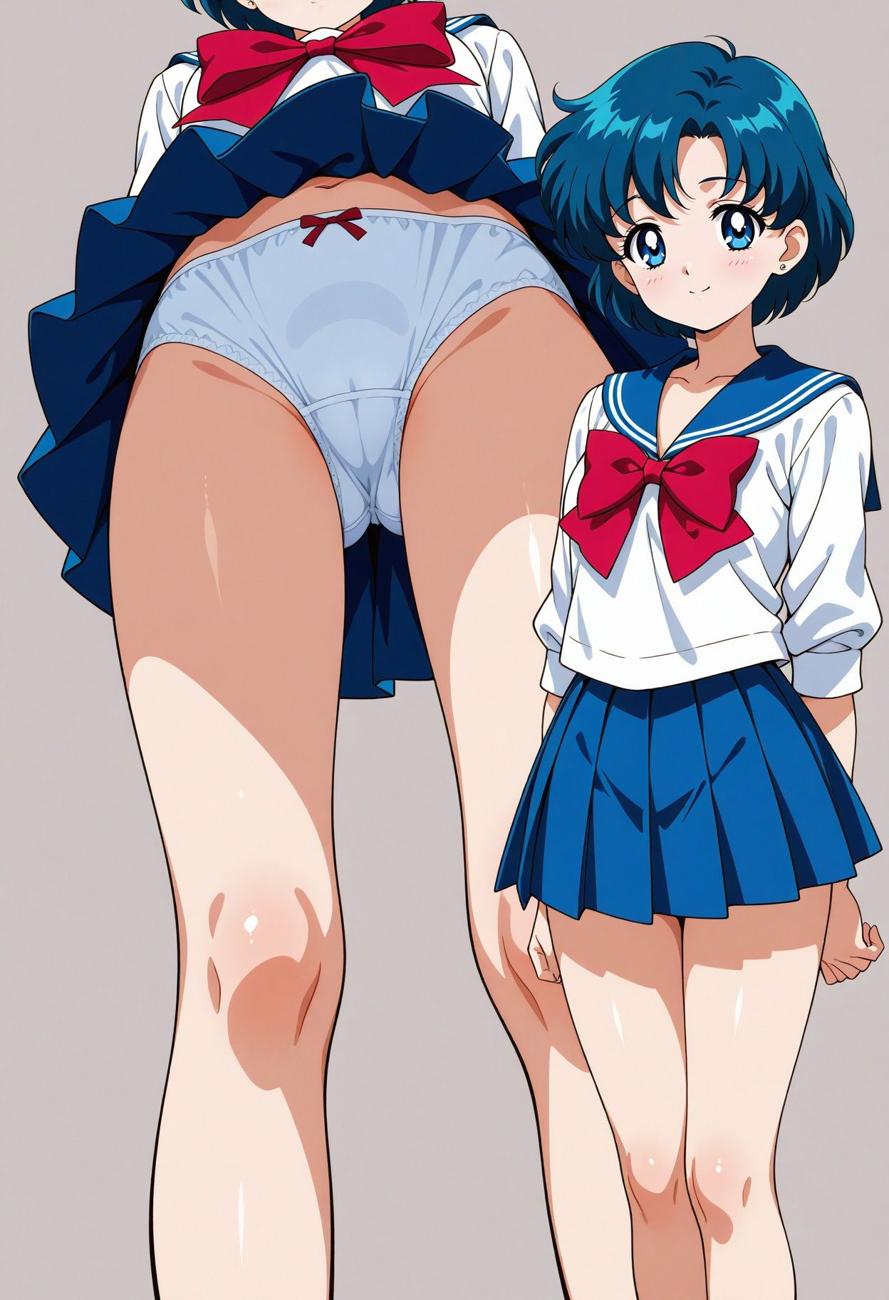 サンプル画像1:立ち絵とローアングル【水野亜美風1】(Lunarith) [d_615578]