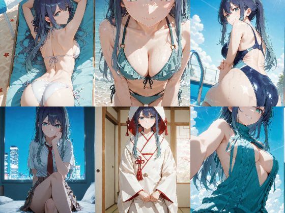 【人の海】同人CG・AI『「推しの子」黒川あかねセクシー写真集17（全500枚）』