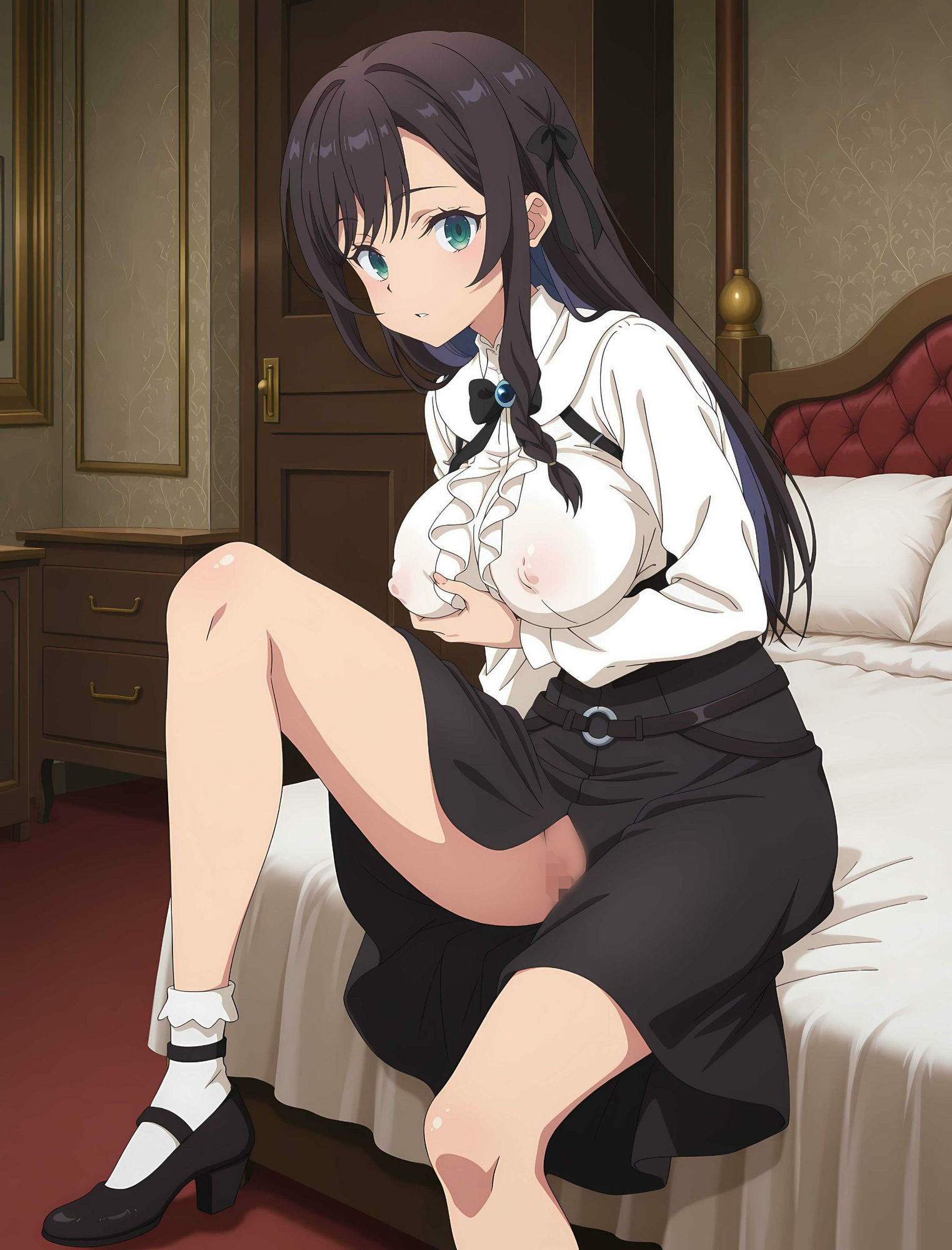 サンプル画像1:受付嬢今からハメられます(アニメ絵でしか抜けない) [d_615582]