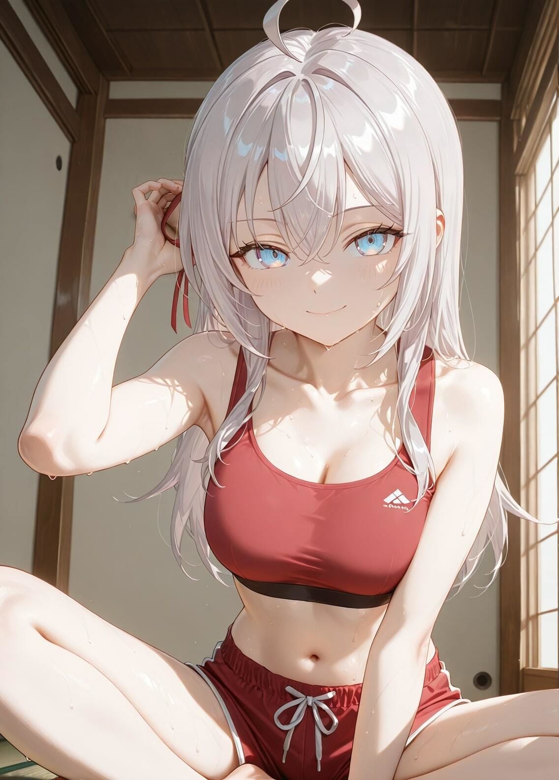 サンプル画像2:「時々ボソッとロシア語でデレる隣のアーリャさん」アリサ・ミハイロヴナ・九条セクシー写真集17（全500枚）(人の海) [d_615594]