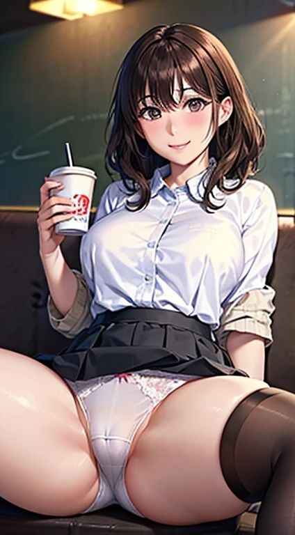 サンプル画像6:OL彼女高級喫茶デートパンチラ画像集(榊原大造) [d_615602]