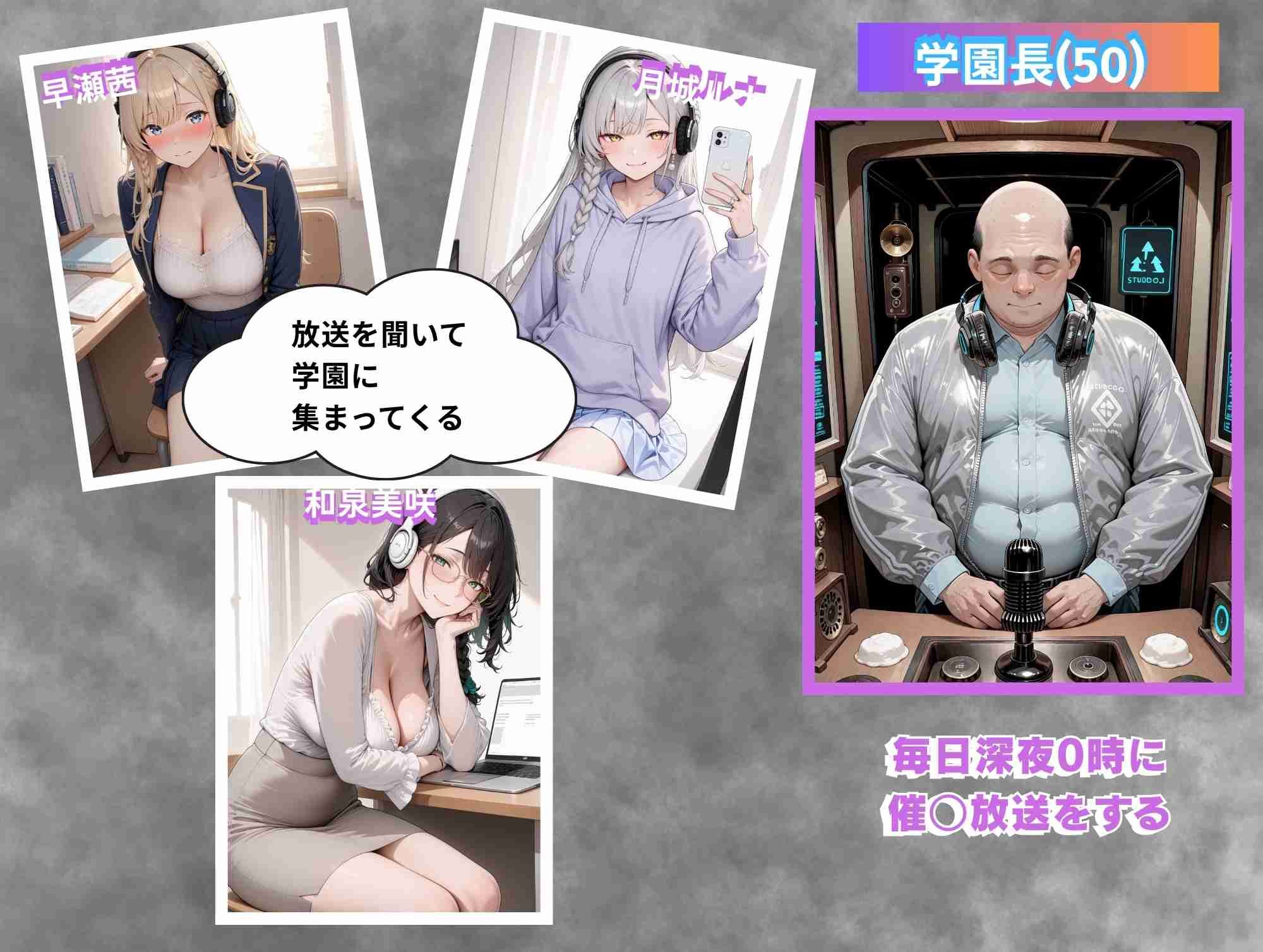 サンプル画像3:深夜ラジオ電波催○で孕ませ！不妊の悩みと背徳感、3人の人妻の運命は！(満開の花園) [d_615711]