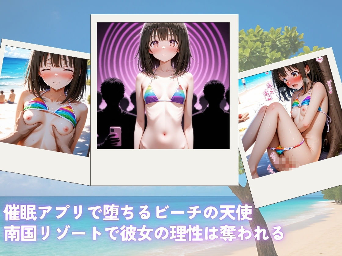 サンプル画像3:催●アプリで女を支配  真夏のビーチ編(たぶん全年齢じゃないです) [d_615816]